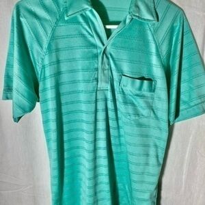ROYALE AIR MENS SHORT SLEEVE GREEN MED SHIRT